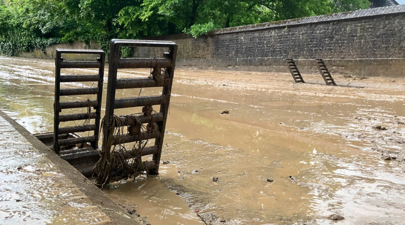 Fortes inondations à Chastre ce dimanche soir