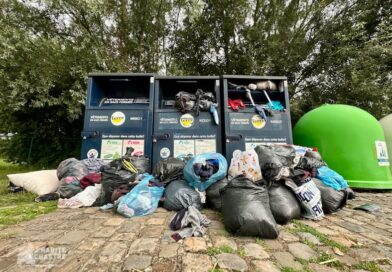 Les bulles à vêtements de Chastre saturées