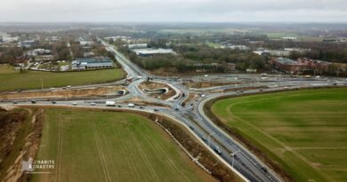 Nouvelle phase du chantier du carrefour N4-N25