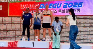 Frédéric est médaillé de bronze aux championnats du monde « Masters » d&rsquo;athlétisme