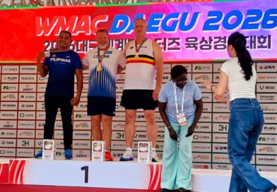 Frédéric est médaillé de bronze aux championnats du monde « Masters » d&rsquo;athlétisme